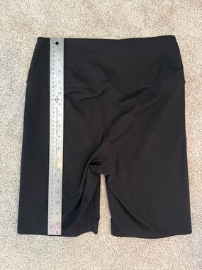 Carbon38 Black High-Waist Bike Shorts